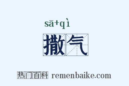 撒气是什么意思的图片